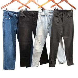 Mixed Brand Jeans Bundle Womens 8 29 Levi Joe's Bill Blass BlankNYC Denim Lot